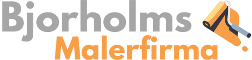 Bjorholms Malerfirma logo med malerrulle